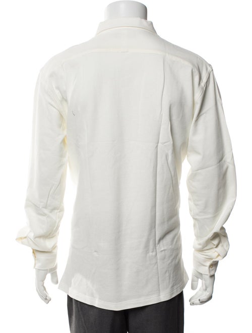 P. Johnson V-Neck Long Sleeve Polo Shirt