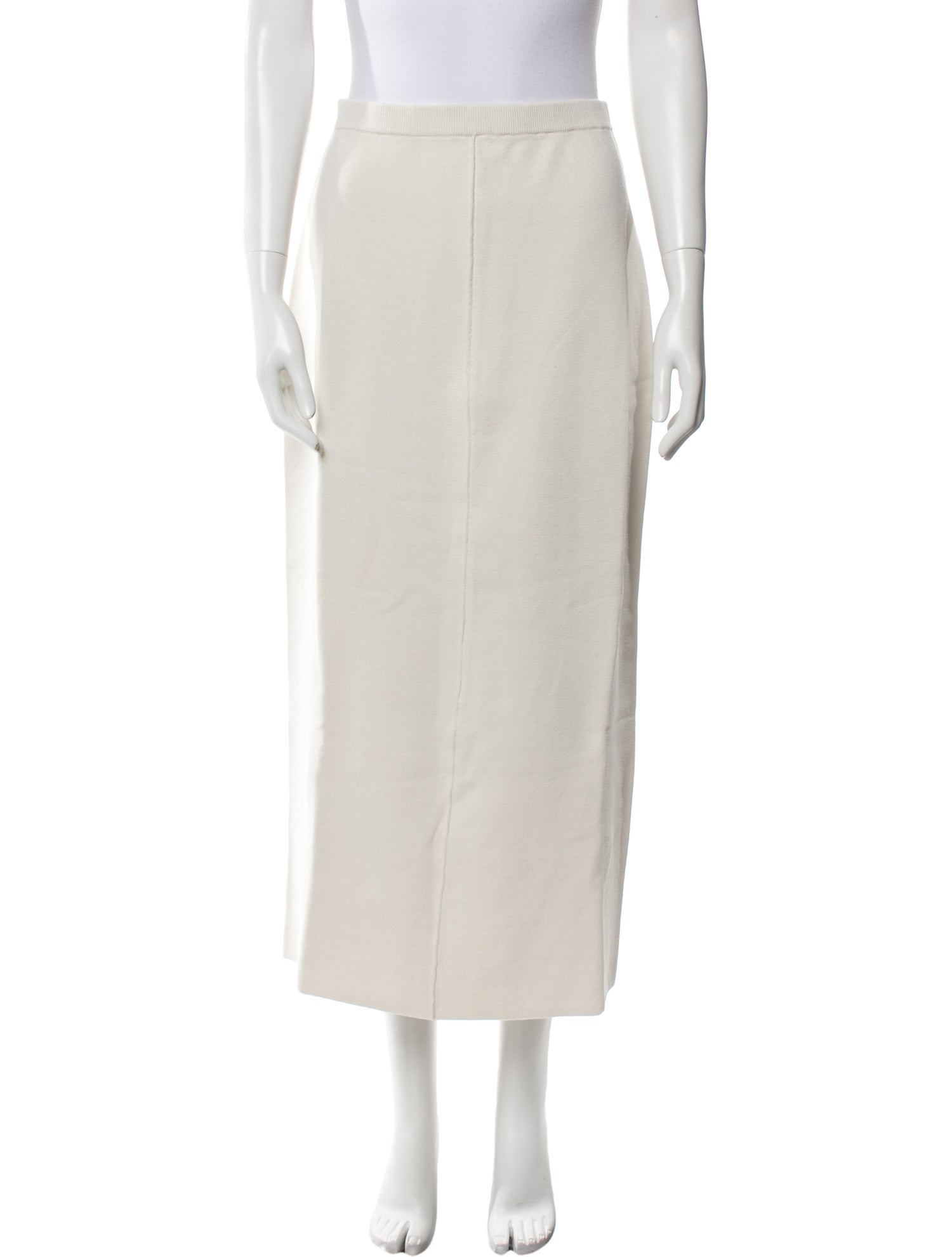 P. Johnson Silk Midi Length Skirt