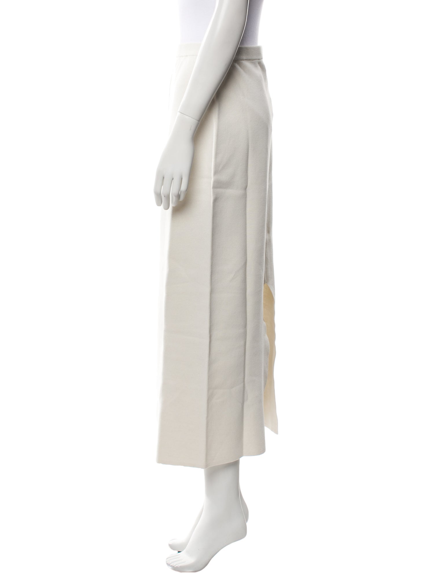 P. Johnson Silk Midi Length Skirt