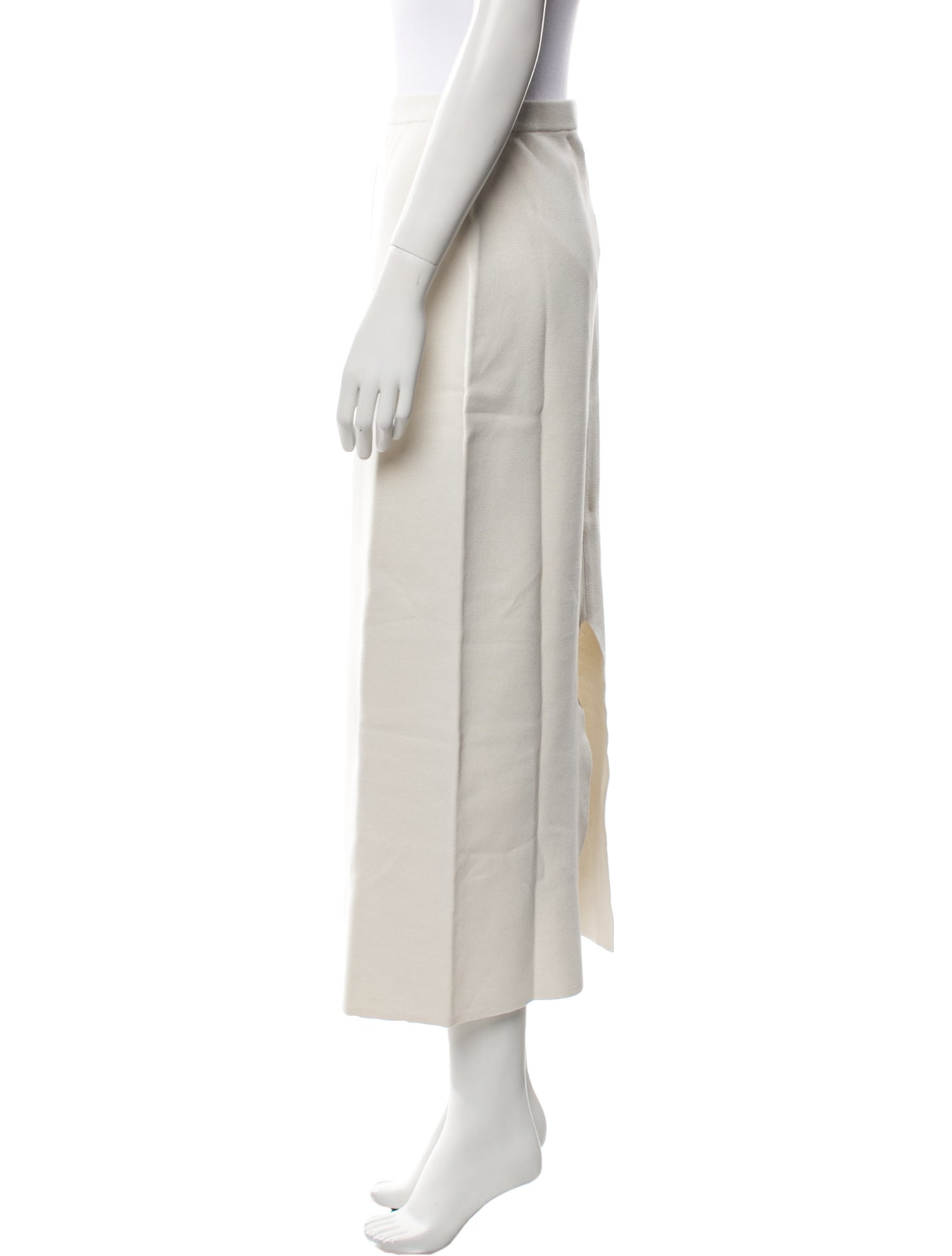 P. Johnson Silk Midi Length Skirt