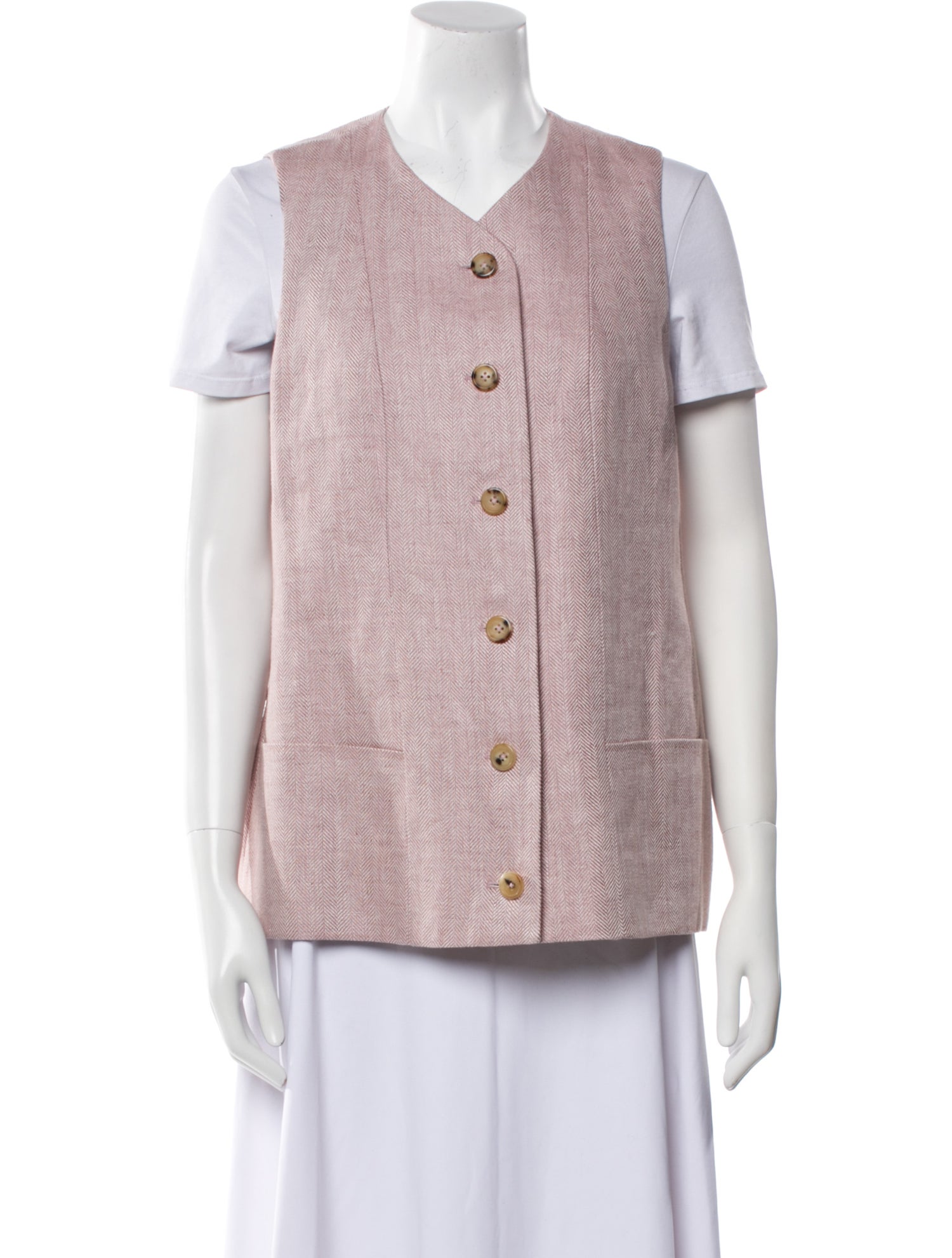 P. Johnson Linen Vest