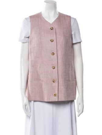 P. Johnson Linen Vest