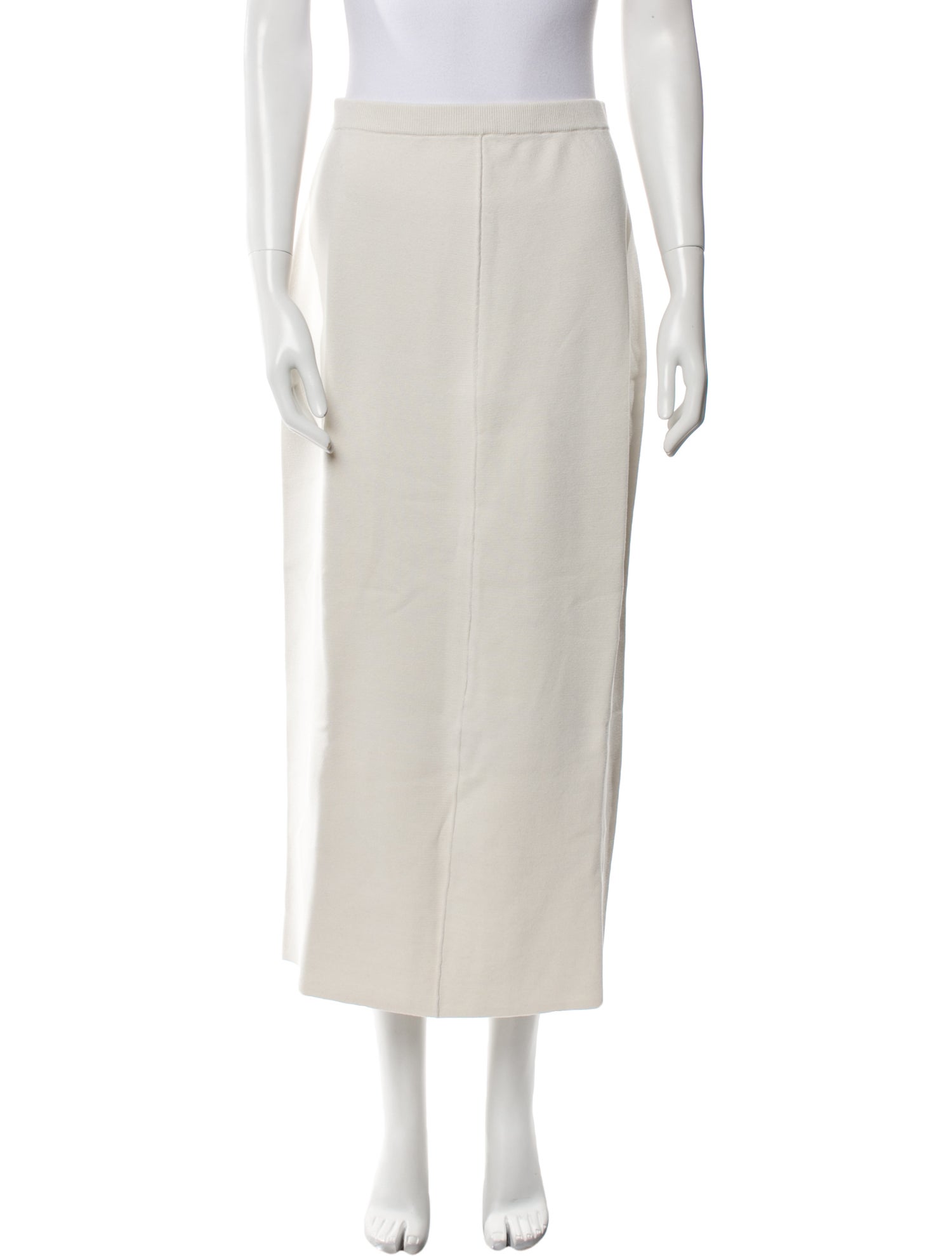 P. Johnson Silk Midi Length Skirt