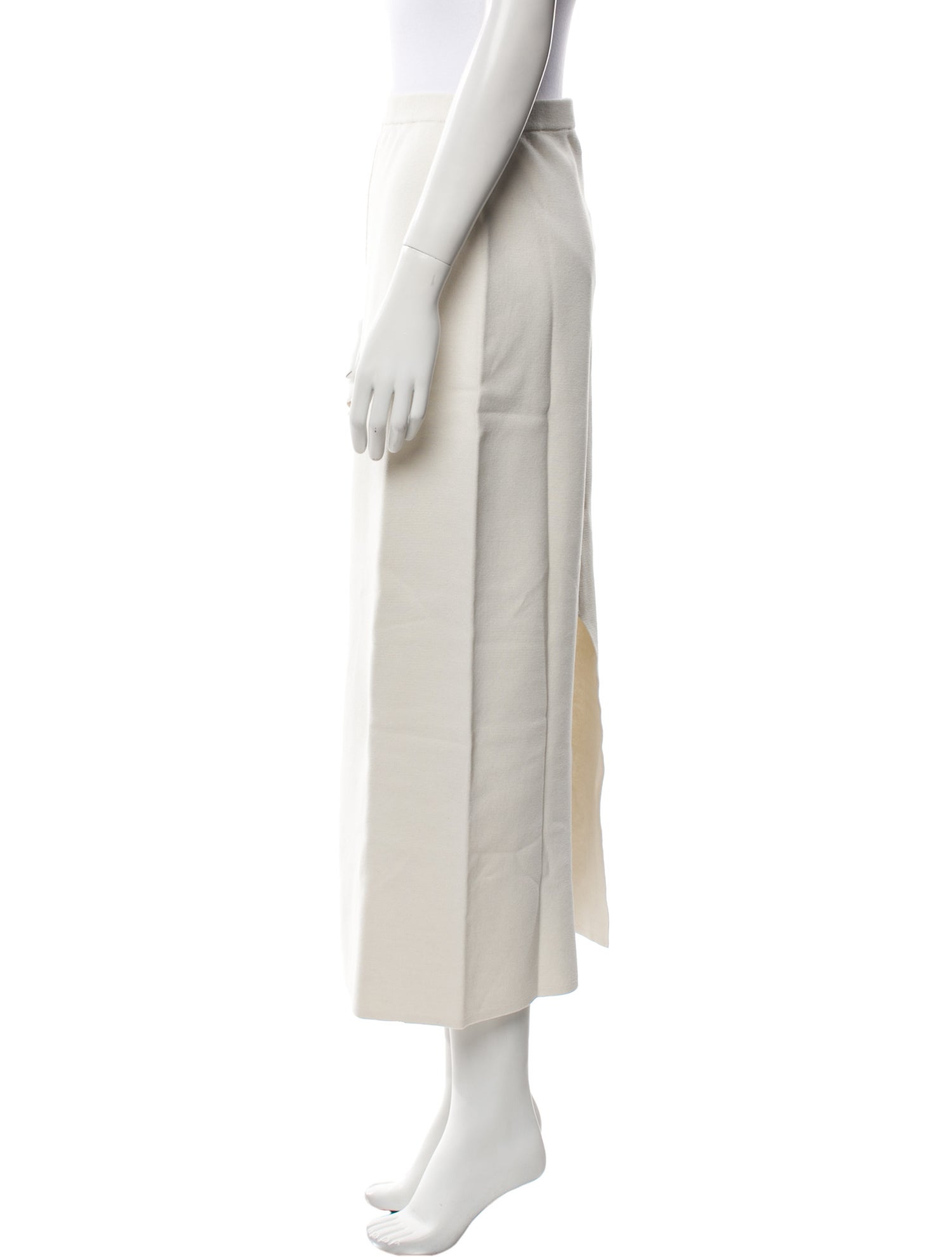 P. Johnson Silk Midi Length Skirt