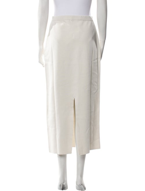 P. Johnson Silk Midi Length Skirt