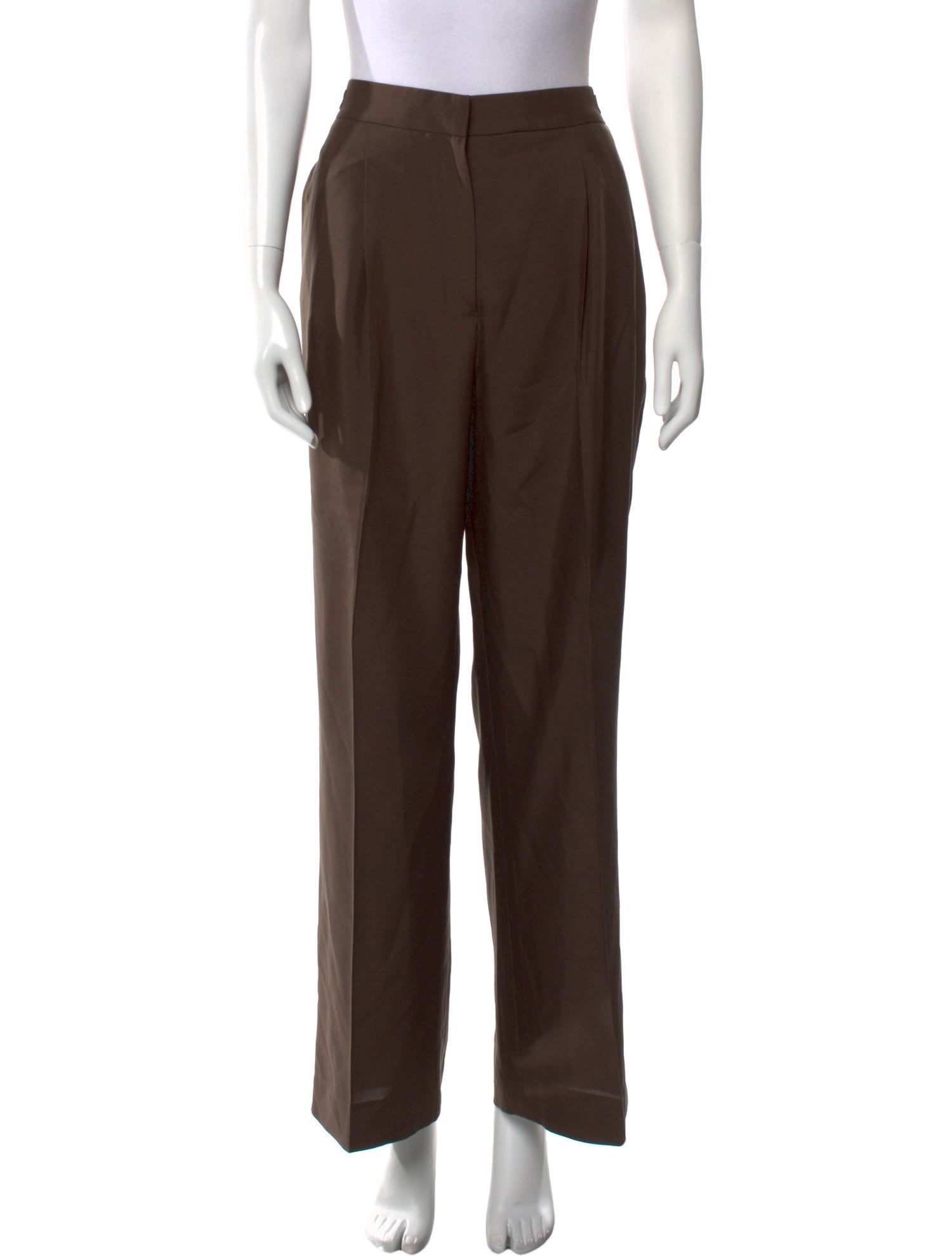 P. Johnson Silk Wide Leg Pants