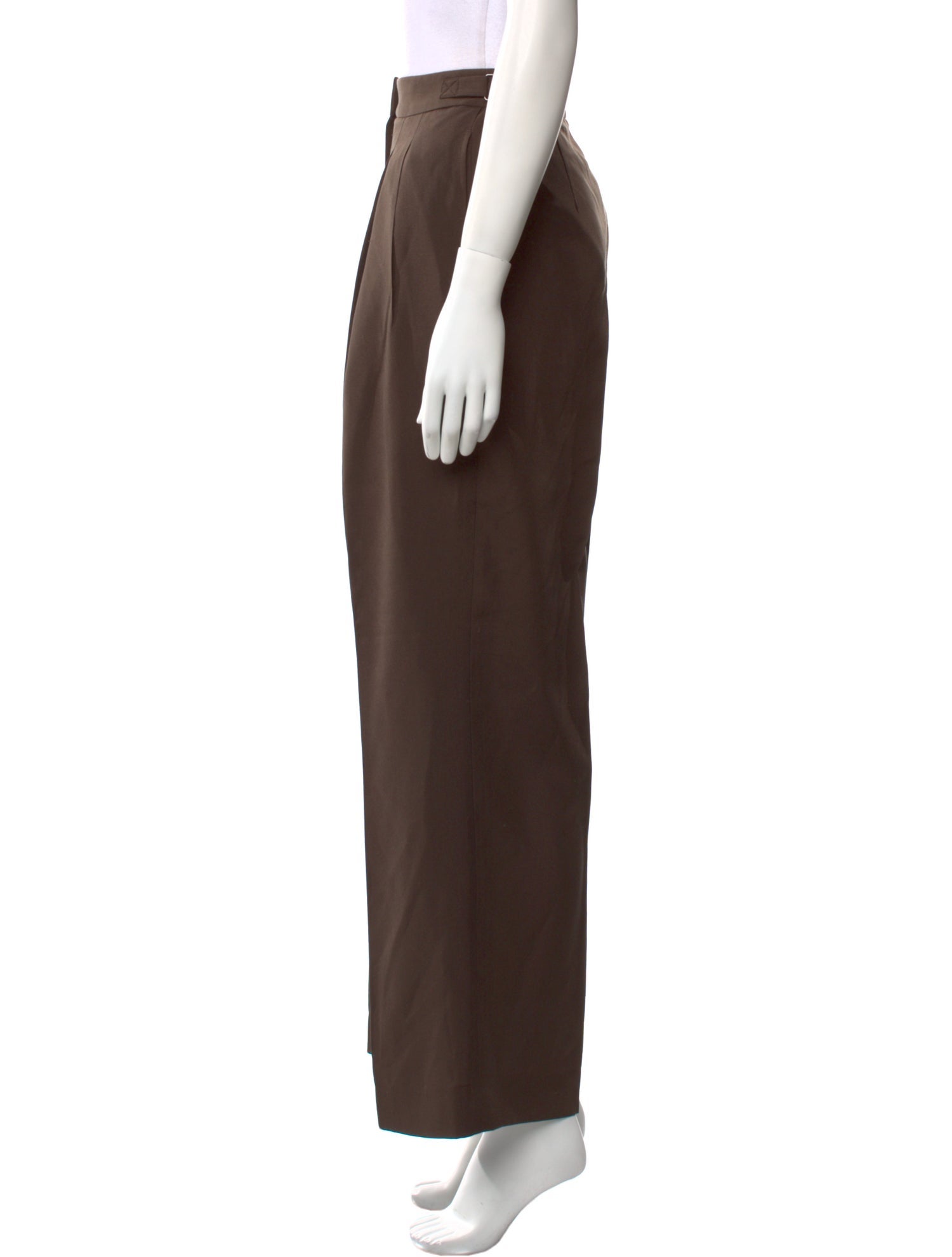 P. Johnson Silk Wide Leg Pants