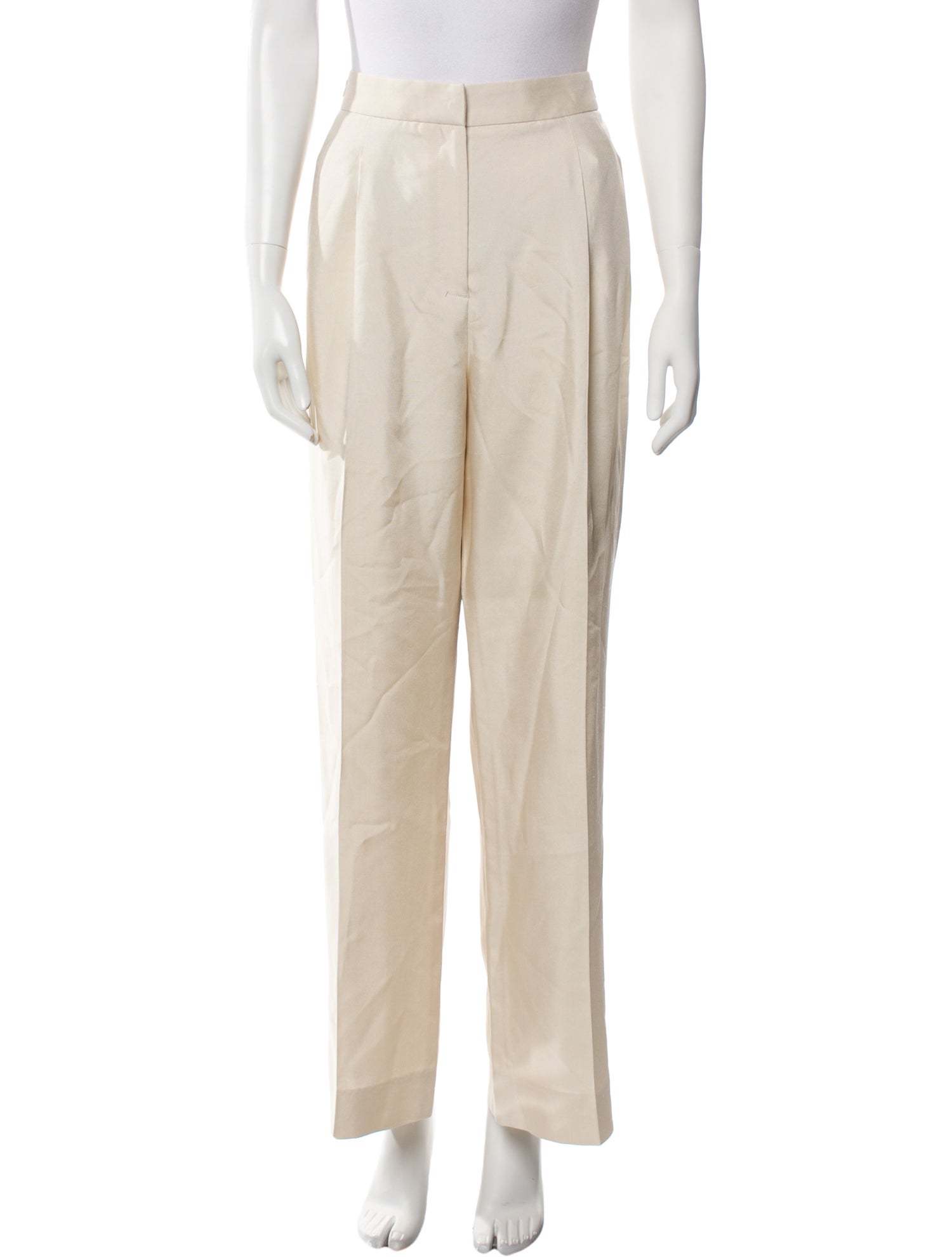 P. Johnson Silk Wide Leg Pants