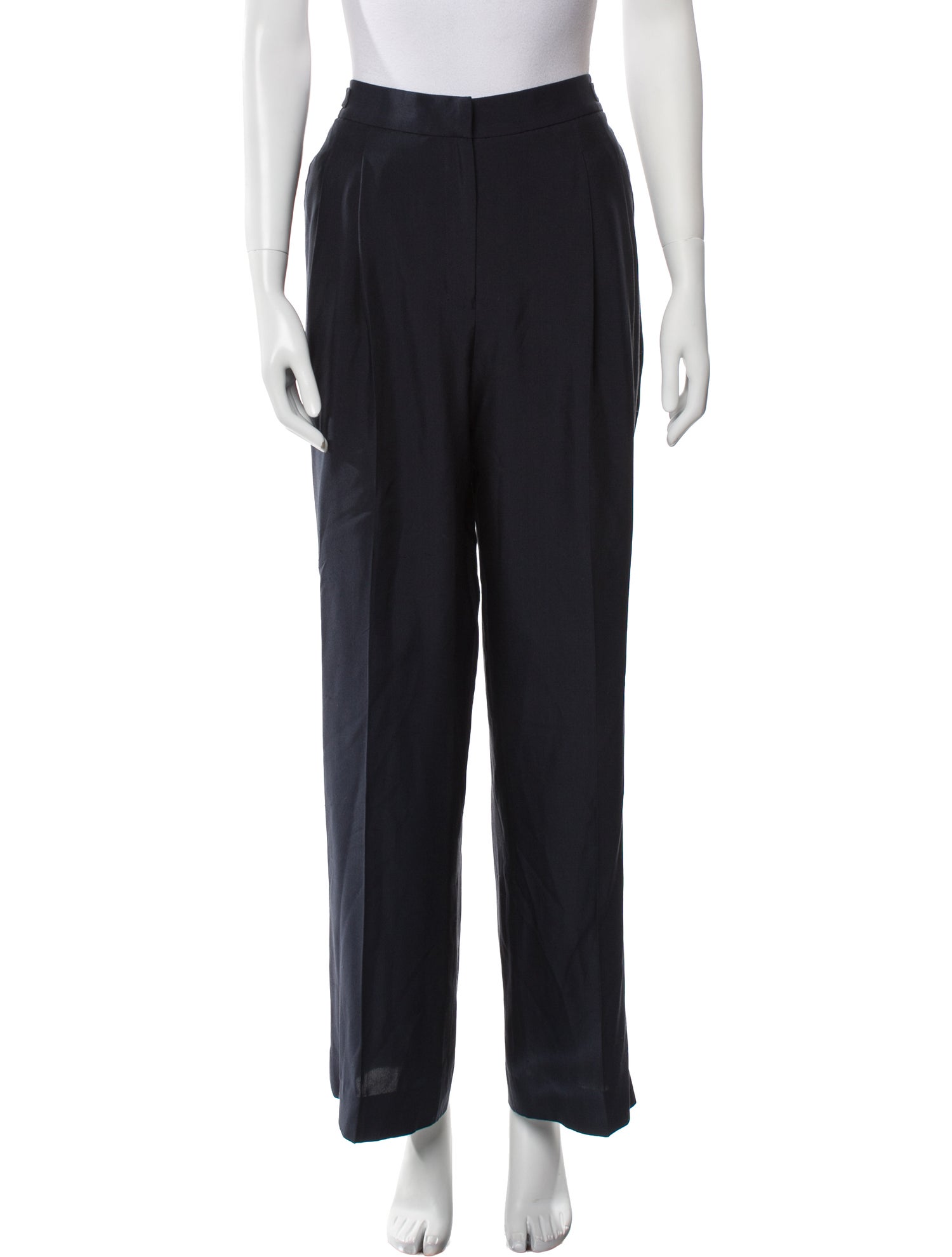 P. Johnson Silk Wide Leg Pants