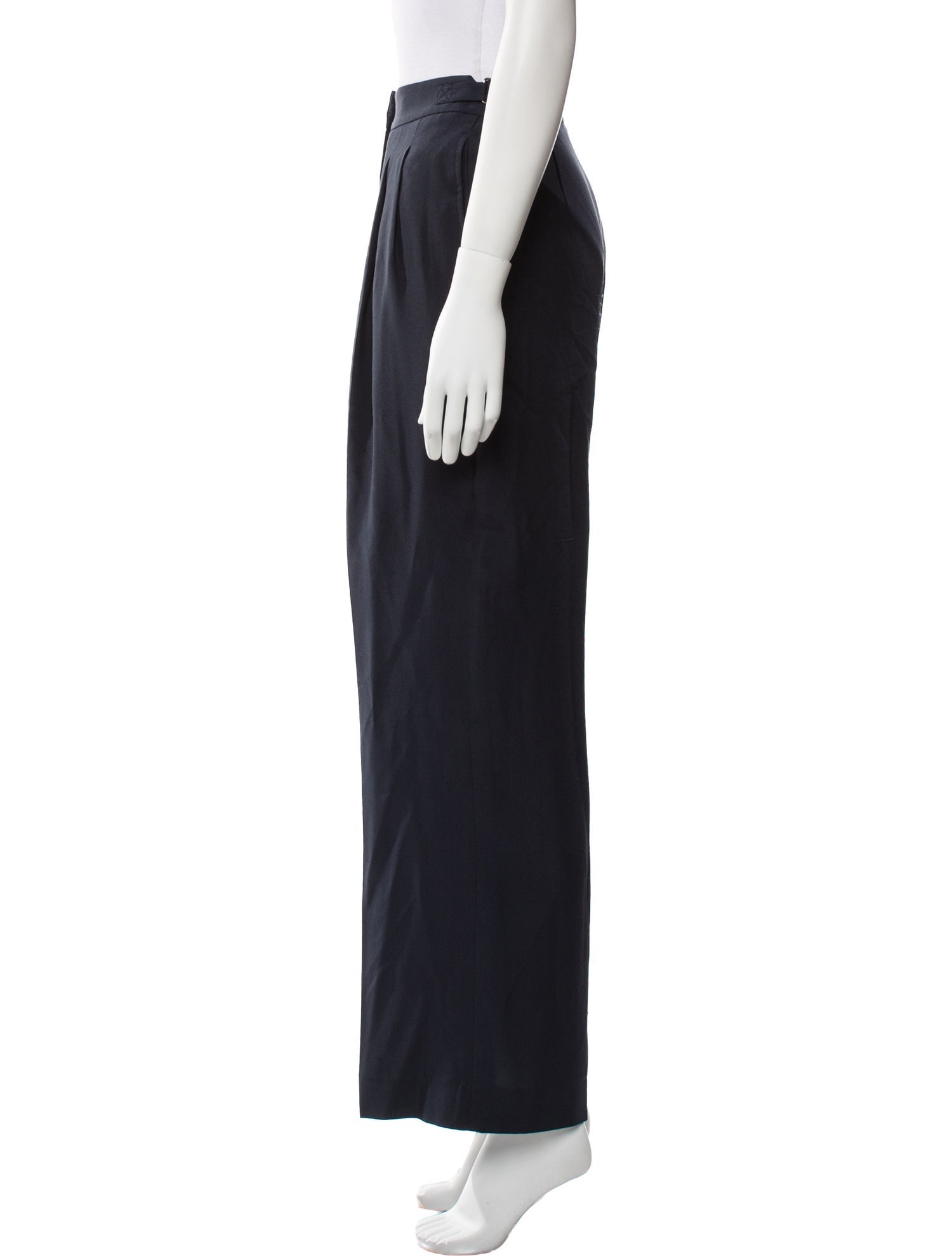 P. Johnson Silk Wide Leg Pants