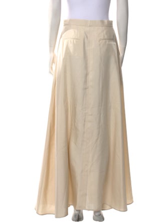 P. Johnson Silk Long Skirt