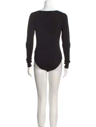 P. Johnson Bateau Neckline Long Sleeve Bodysuit