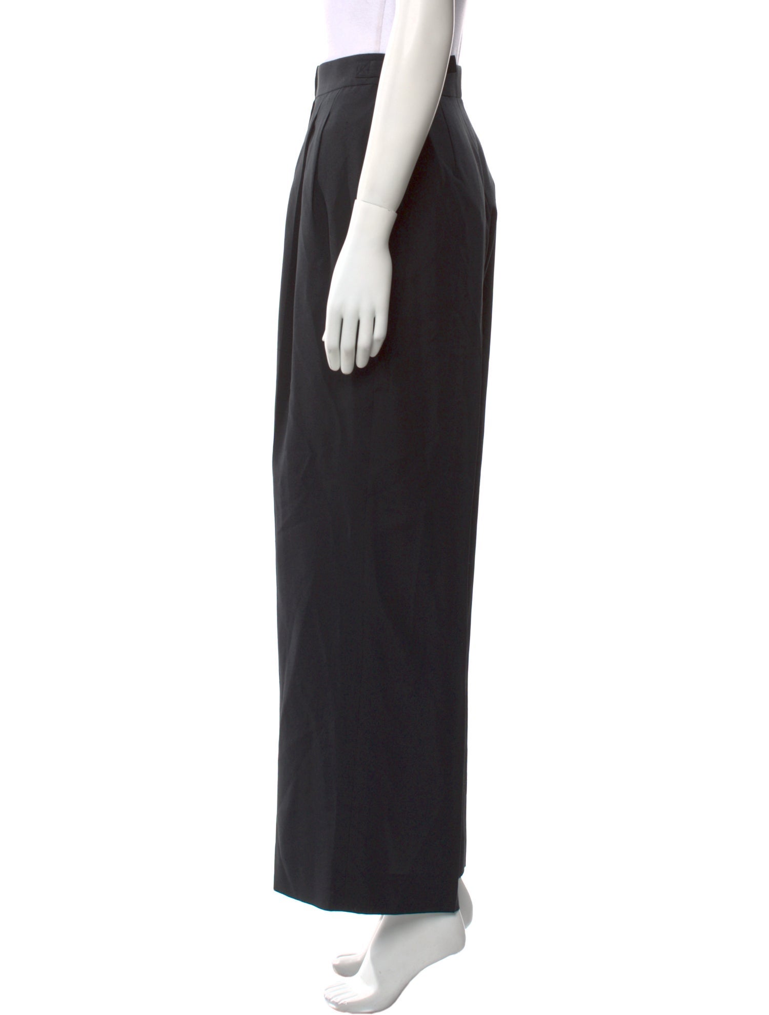 P. Johnson Silk Wide Leg Pants