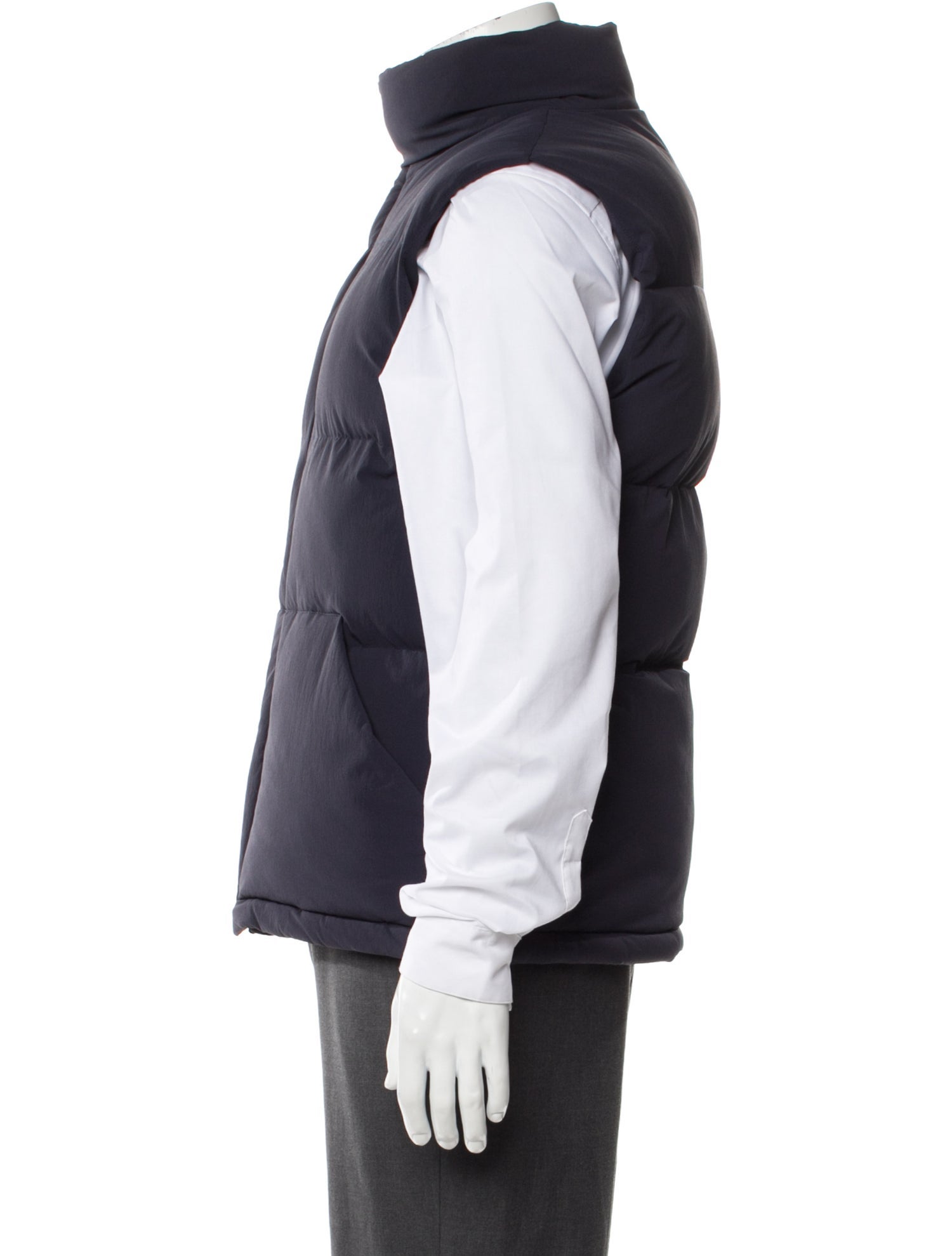 P. Johnson Turtleneck Sleeveless Sweater Vest