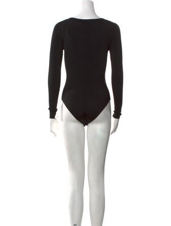 P. Johnson Bateau Neckline Long Sleeve Bodysuit