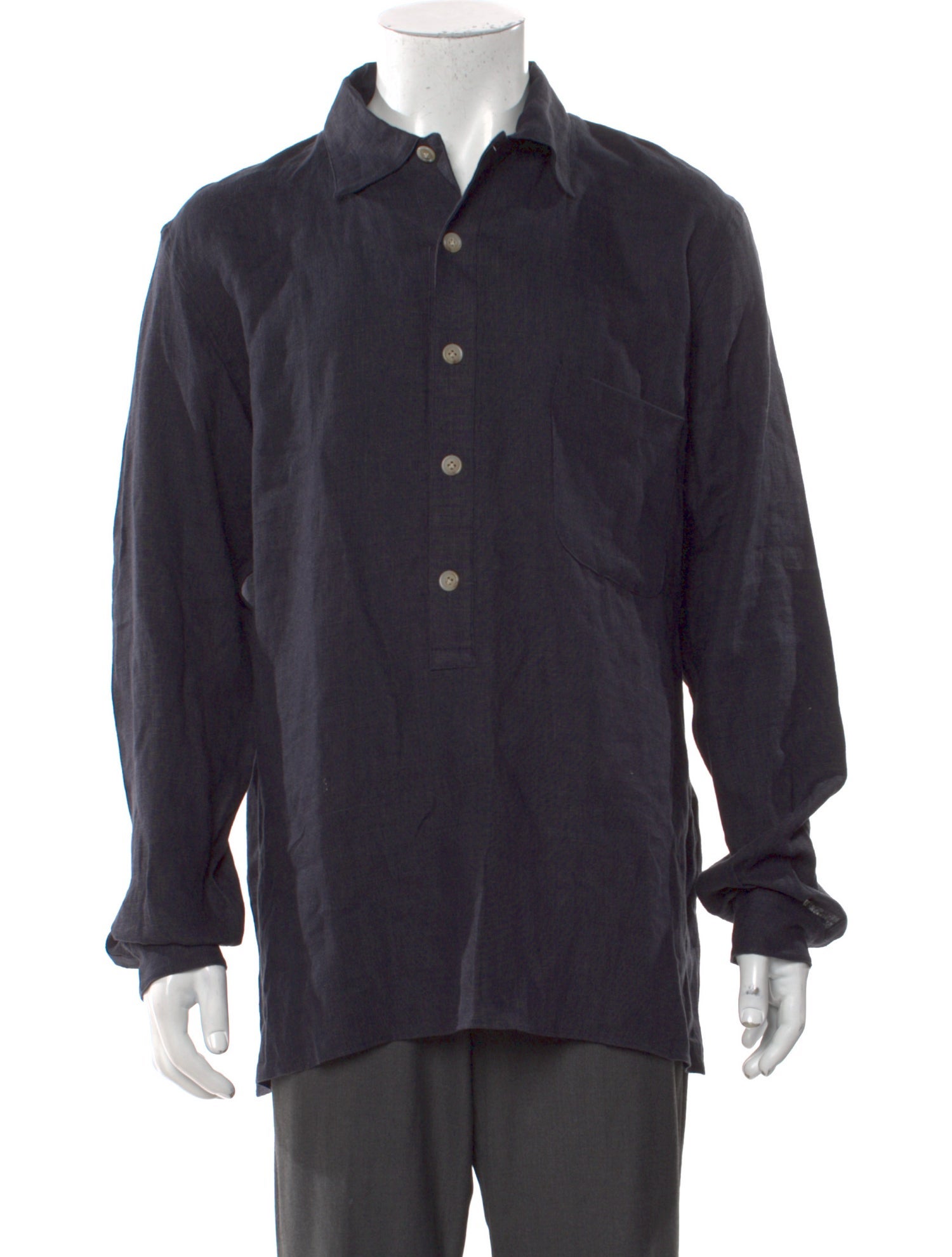 P. Johnson Linen Long Sleeve Shirt