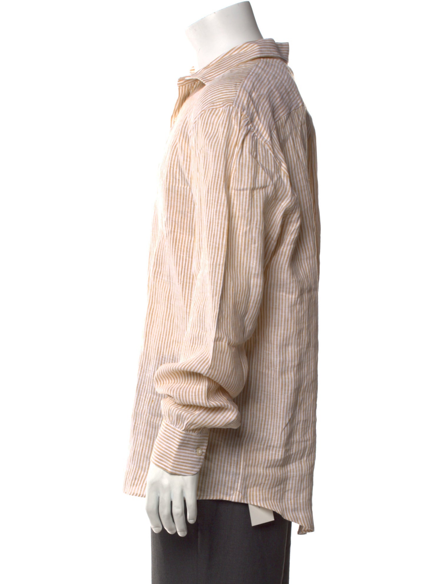 P. Johnson Linen Striped Shirt