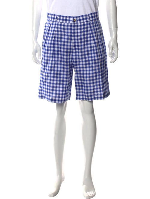 P. Johnson Linen Flat Front Shorts