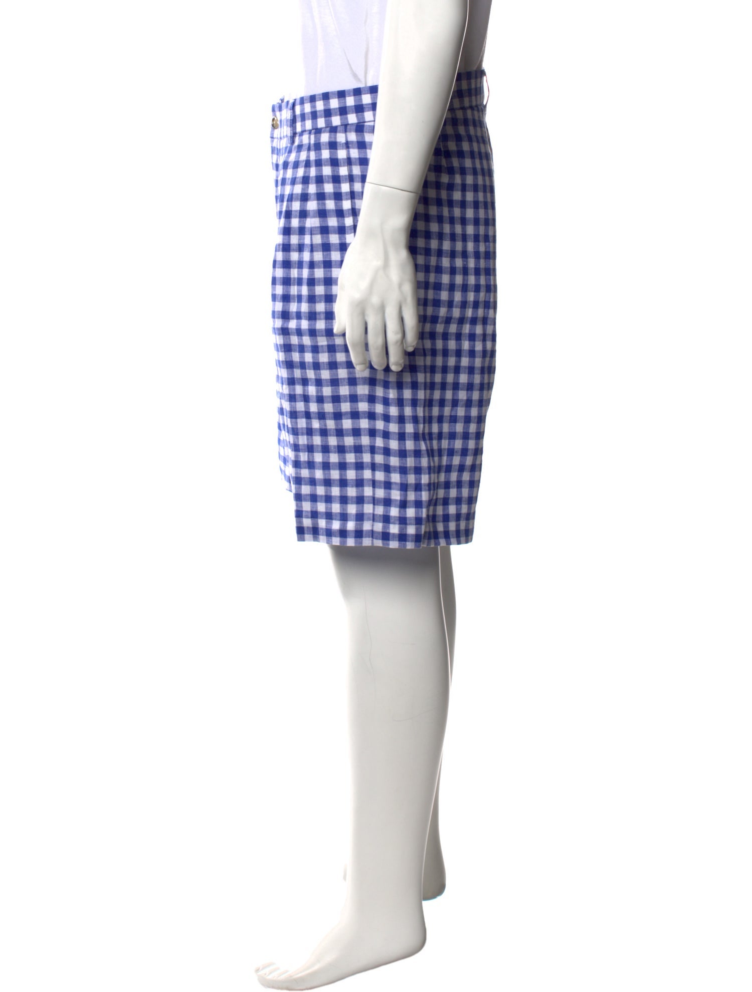 P. Johnson Linen Flat Front Shorts