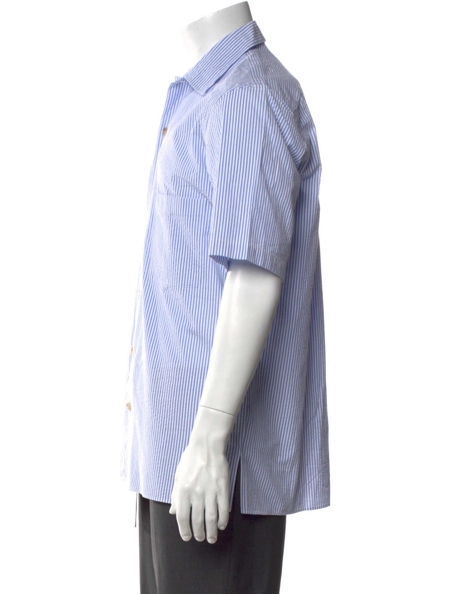 P. Johnson Striped Short Sleeve Shirt w/ Tags