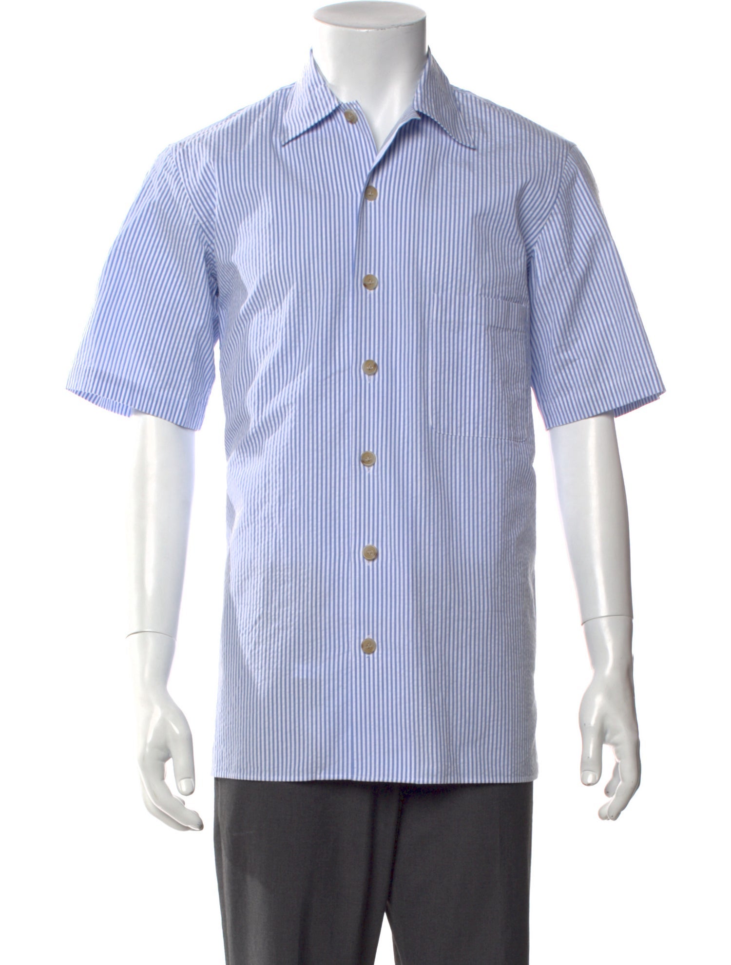 P. Johnson Striped Short Sleeve Shirt w/ Tags