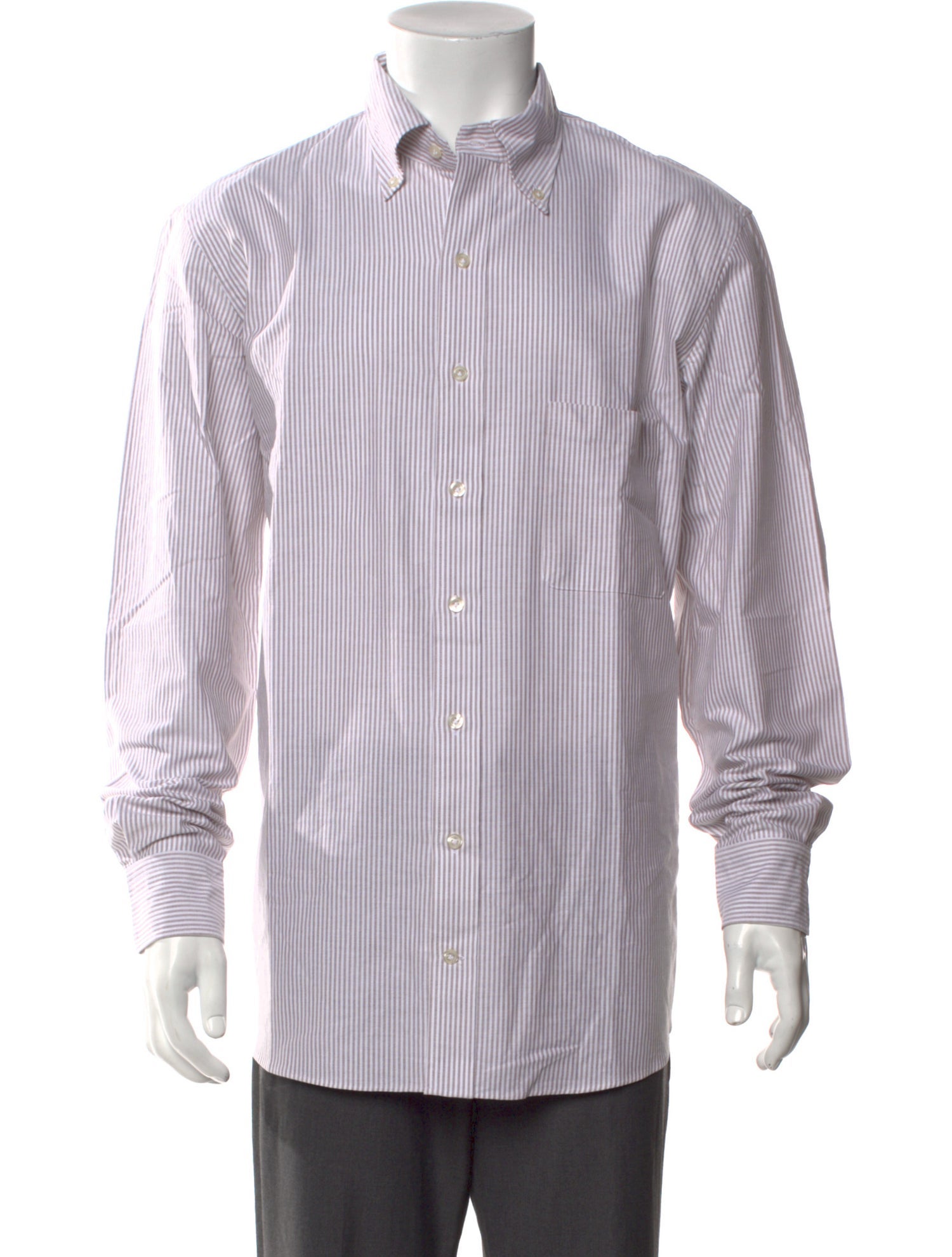 P. Johnson Striped Long Sleeve Dress Shirt w/ Tags