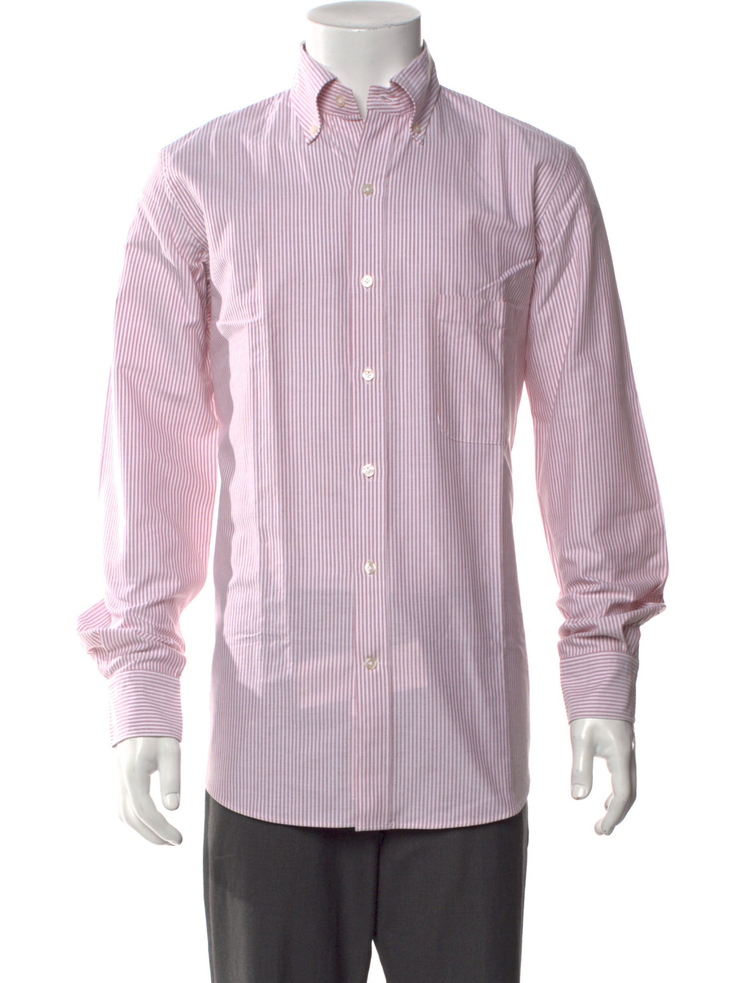 P. Johnson Striped Long Sleeve Dress Shirt w/ Tags