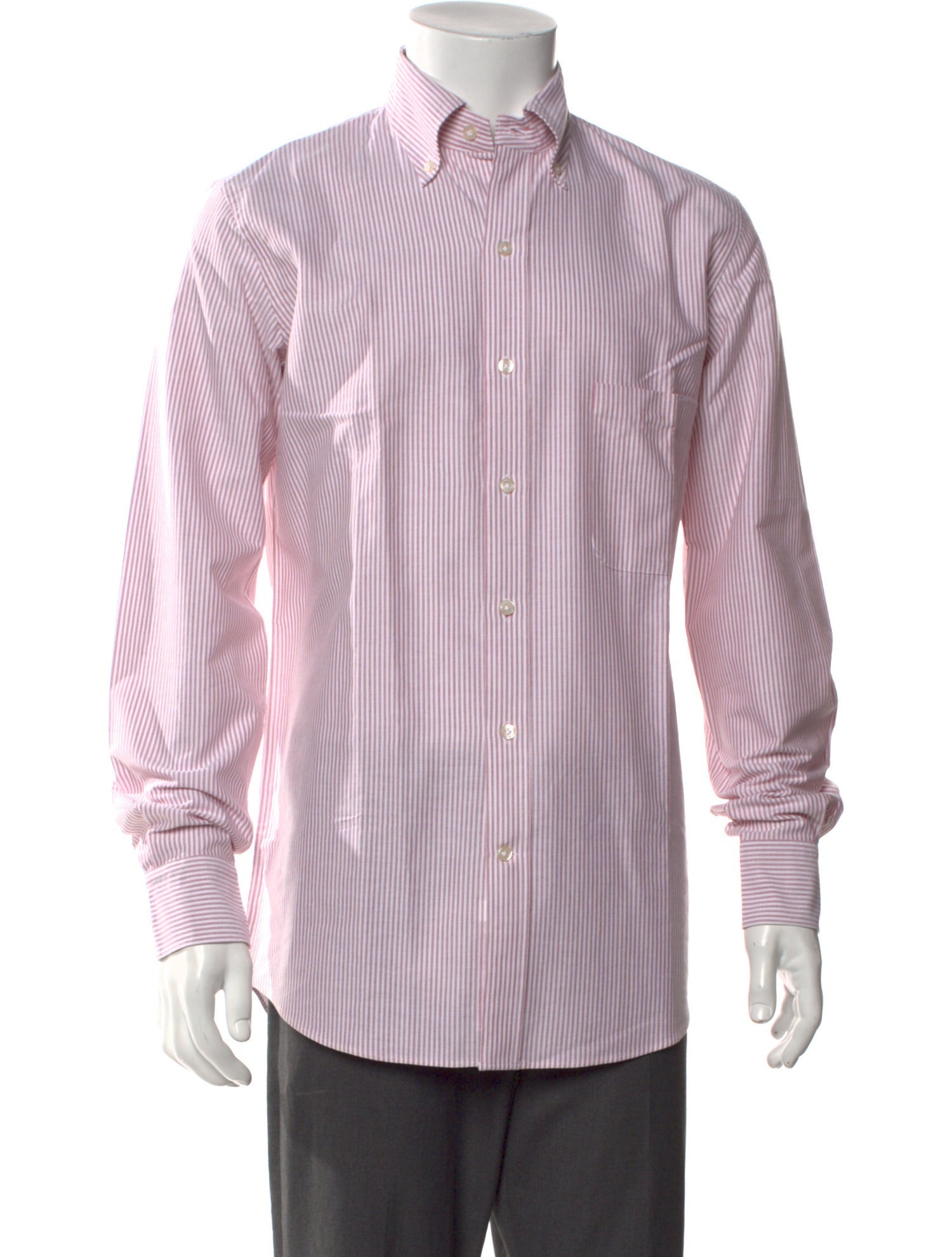 P. Johnson Striped Long Sleeve Dress Shirt w/ Tags