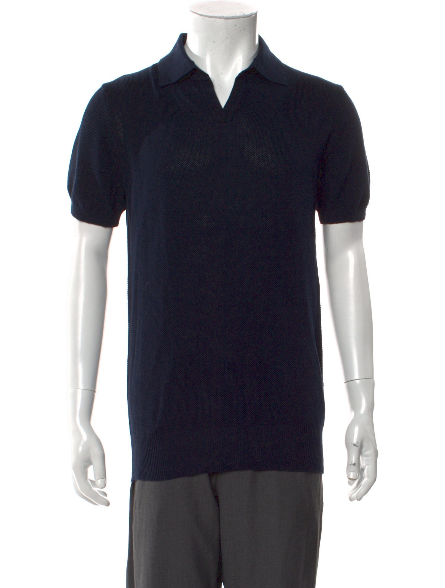 P. Johnson Collar Short Sleeve Polo Sweater w/ Tags