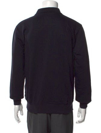 P. Johnson Collar Long Sleeve Polo Shirt