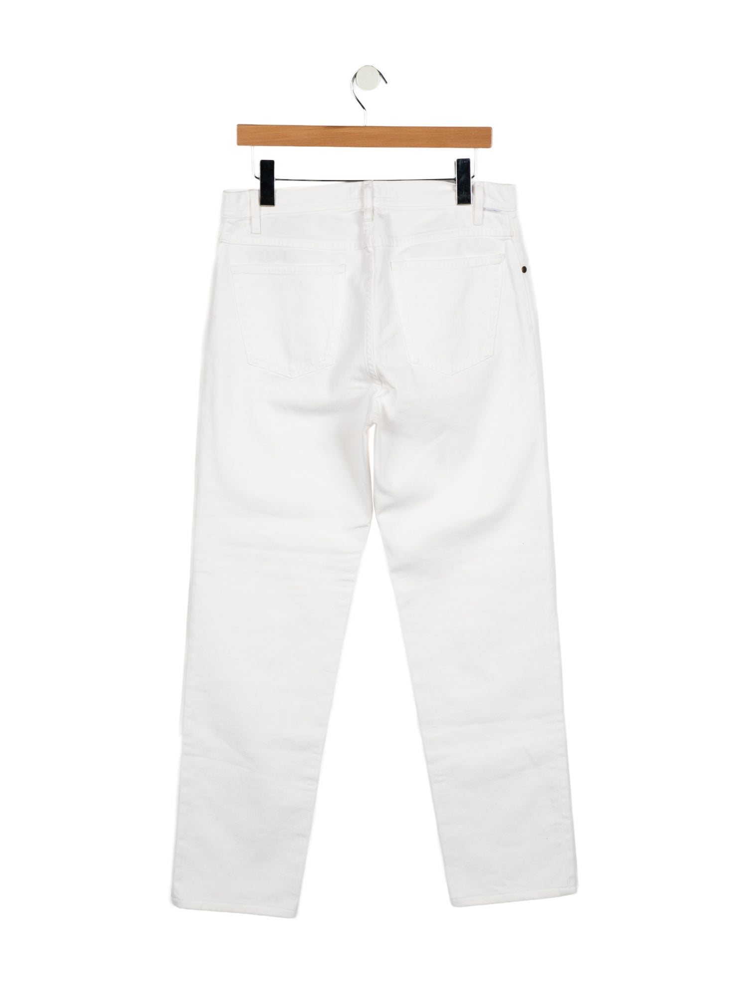 P. Johnson High-Rise Straight Leg Jeans