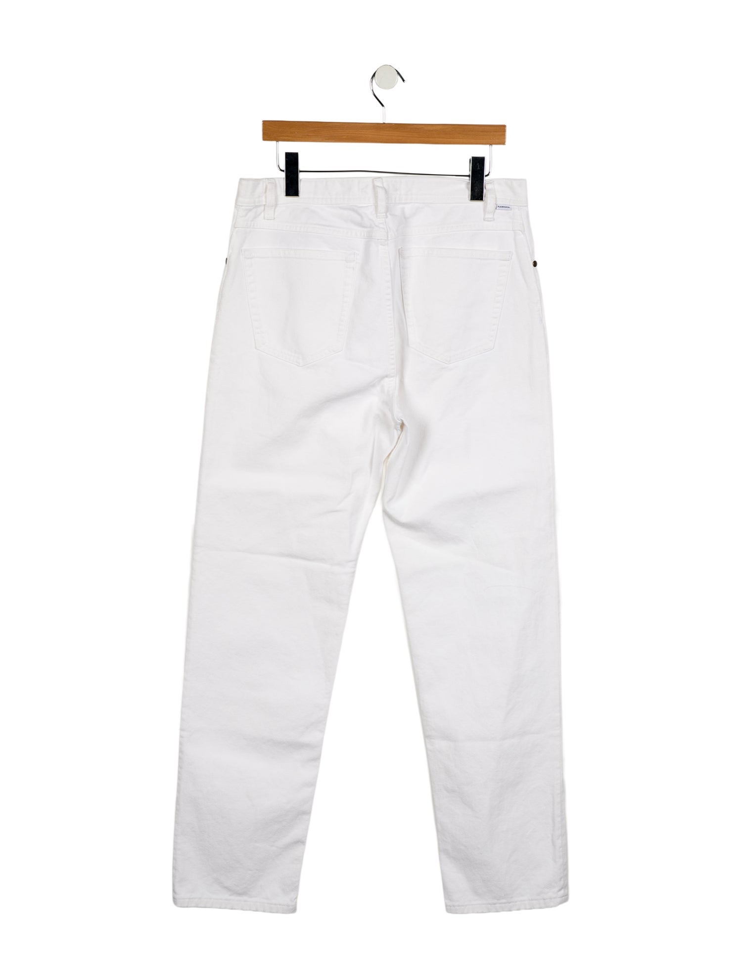 P. Johnson High-Rise Straight Leg Jeans