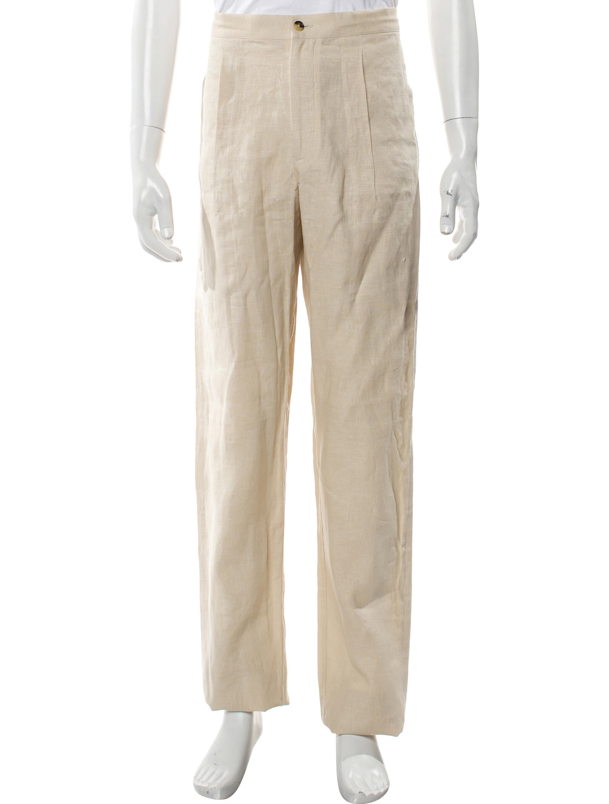 P. Johnson Linen Straight Leg Pants w/ Tags