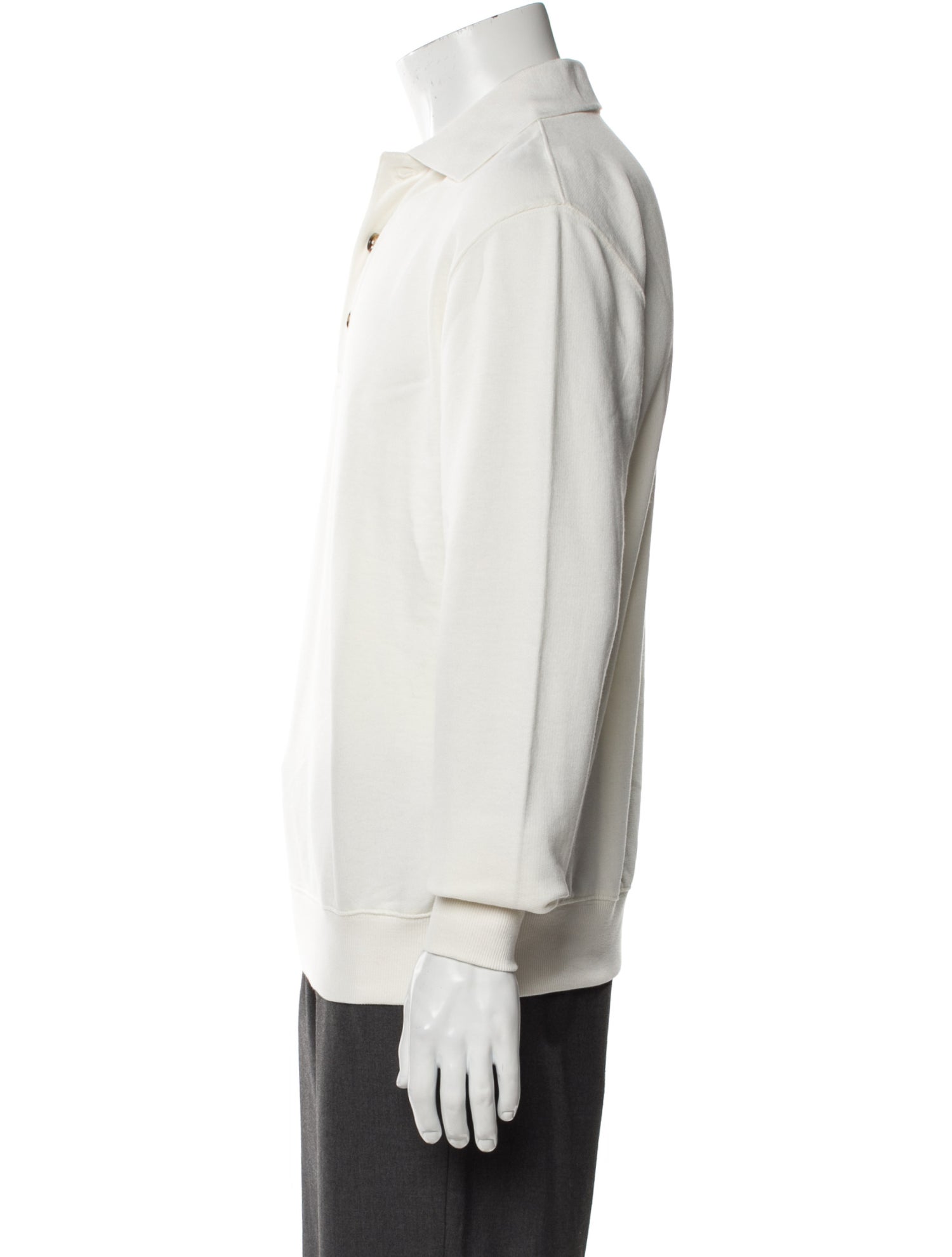 P. Johnson Collar Long Sleeve Polo Shirt w/ Tags