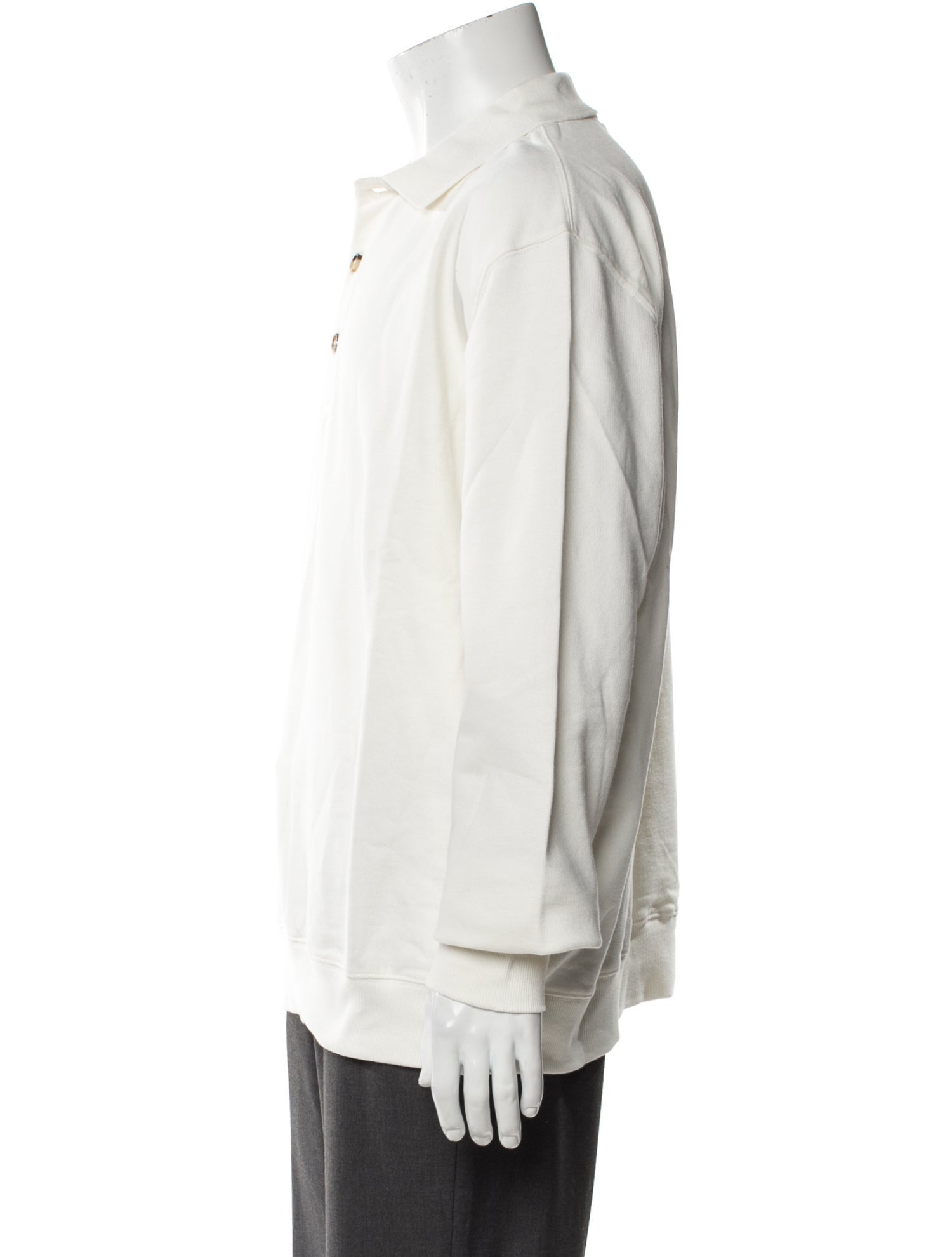 P. Johnson Collar Long Sleeve Polo Shirt w/ Tags