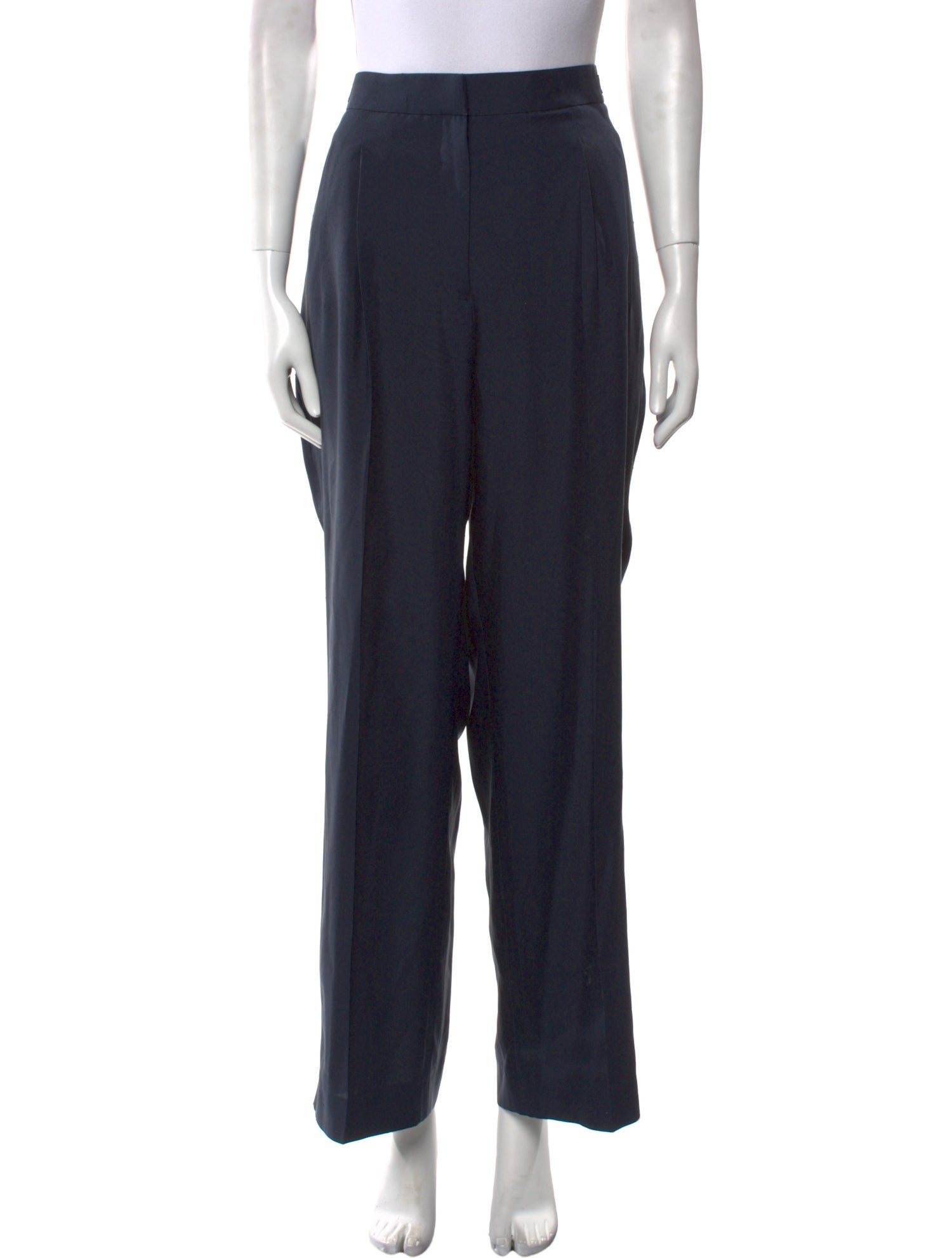 P. Johnson Silk Wide Leg Pants