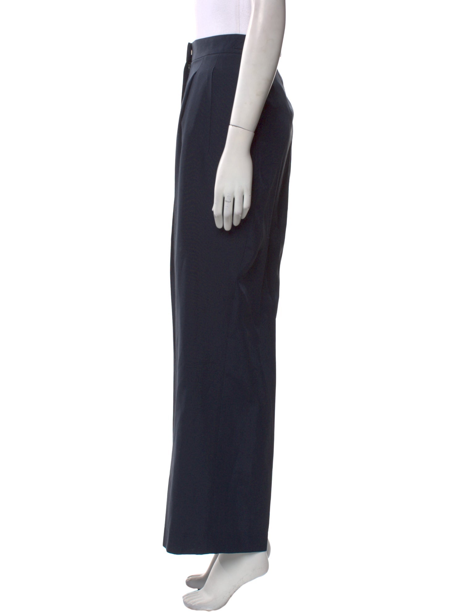 P. Johnson Silk Wide Leg Pants