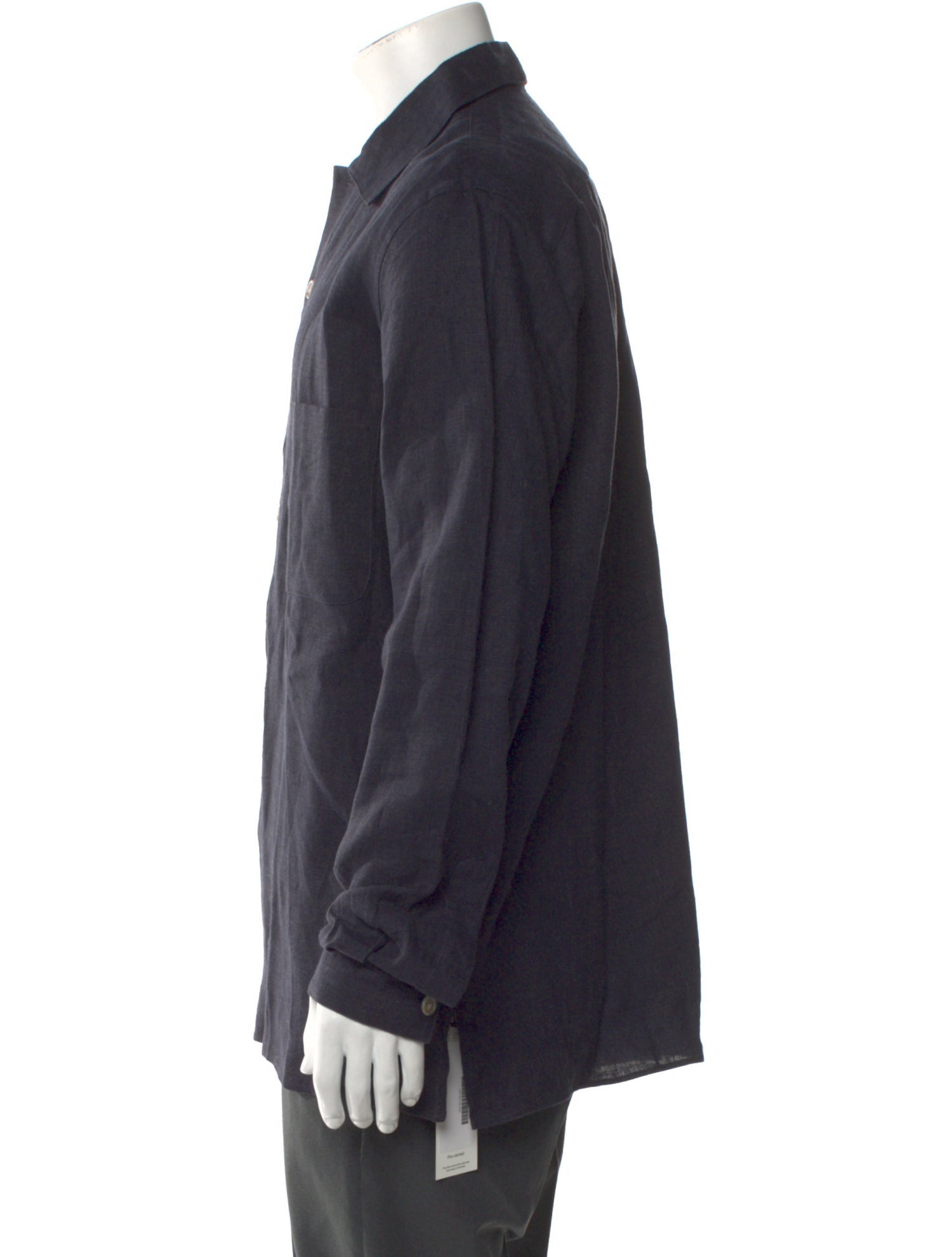 P. Johnson Linen Long Sleeve Dress Shirt