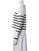 State of Cotton Striped Scoop Neck Sweater