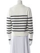 State of Cotton Striped Scoop Neck Sweater