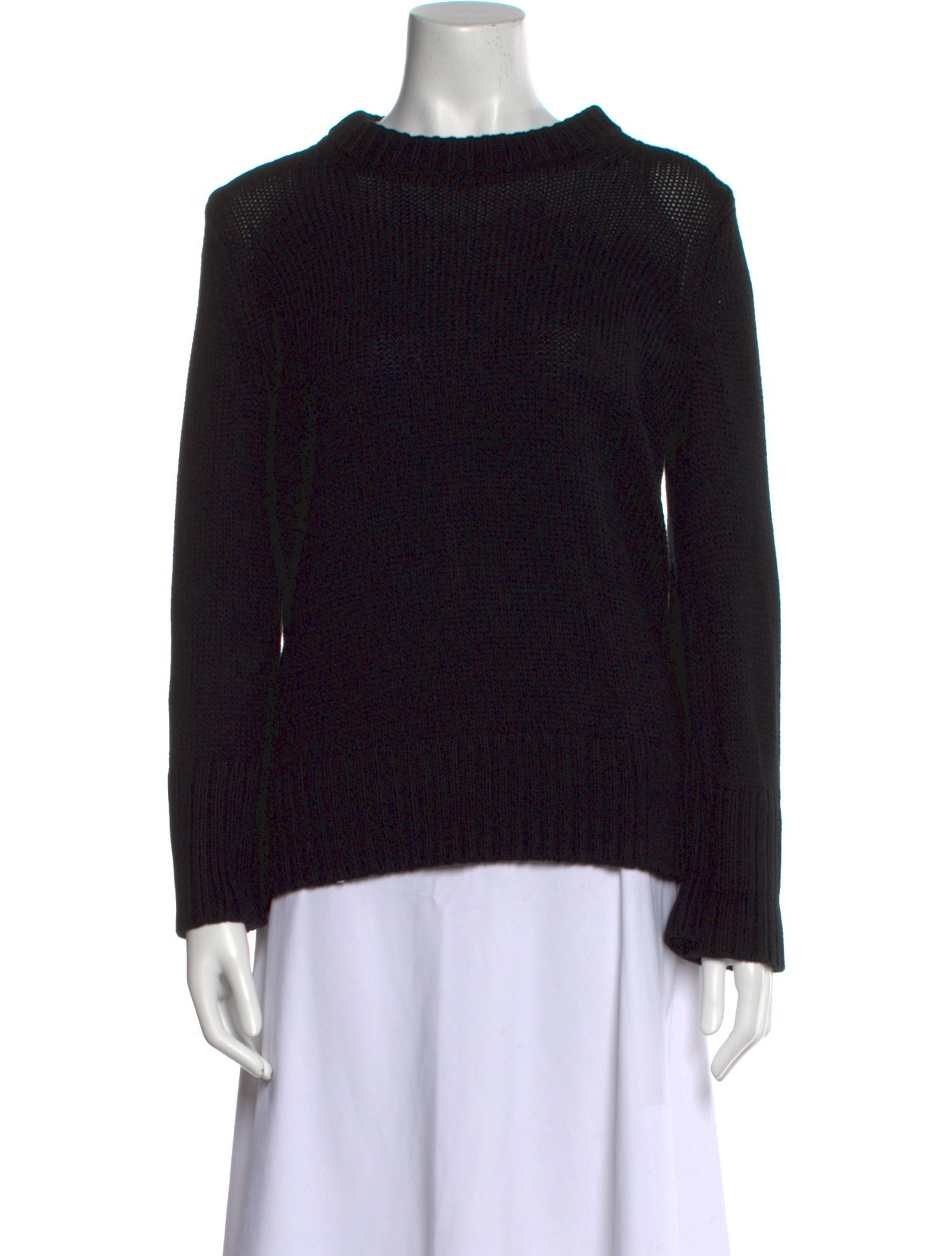 State of Cotton Mock Neck Sweater