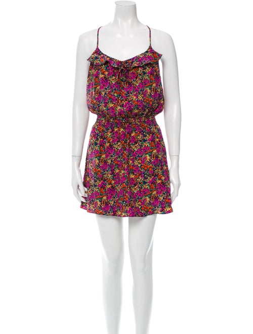 Parker Silk Mini Dress Pink