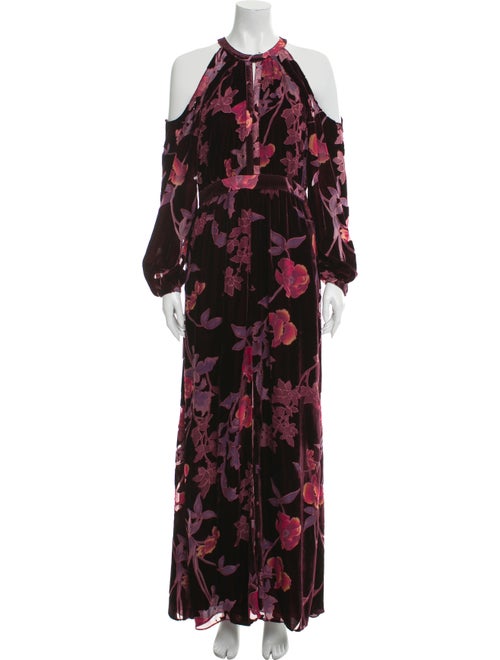 Parker Floral Print Long Dress