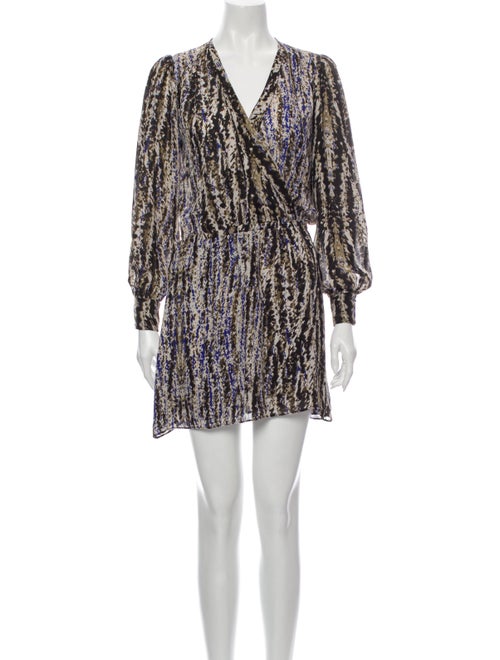 Parker Silk Mini Dress Green