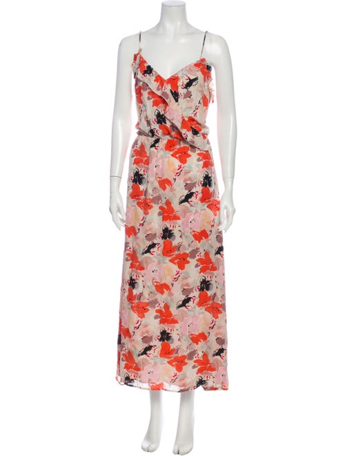 Parker Floral Print Midi Length Dress