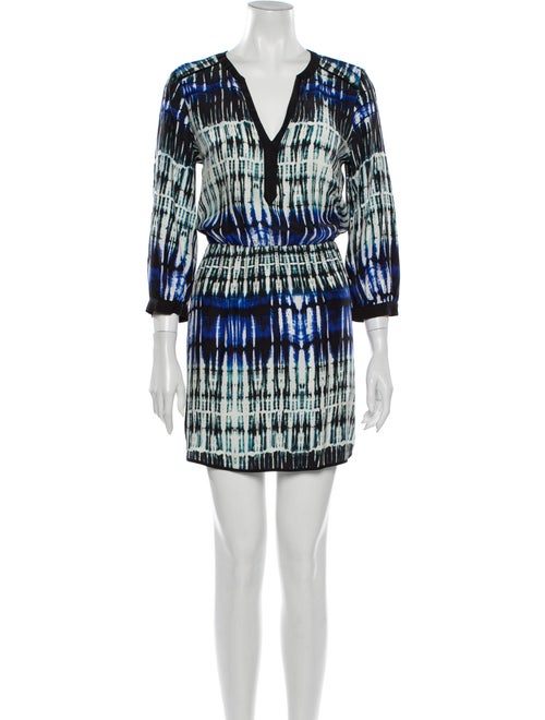Parker Silk Mini Dress Black