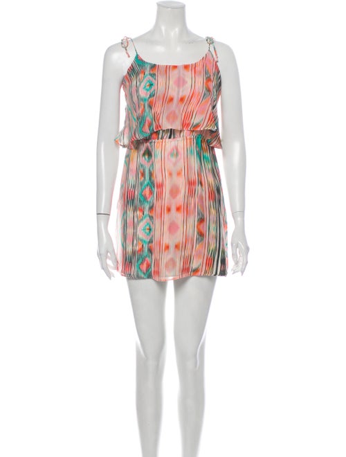 Parker Silk Mini Dress Pink