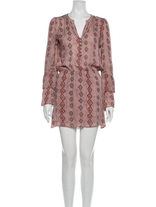 Parker Silk Mini Dress Pink