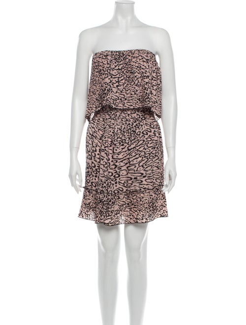 Parker Printed Mini Dress Orange