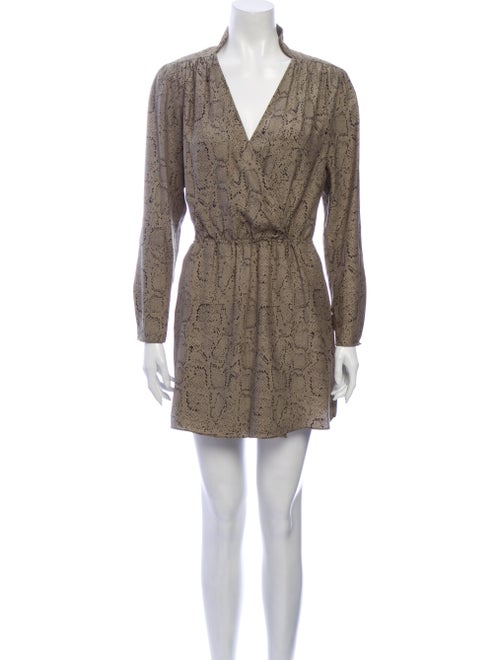 Parker Silk Mini Dress Green